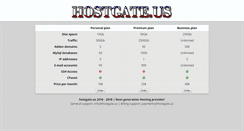 Desktop Screenshot of hostgate.us